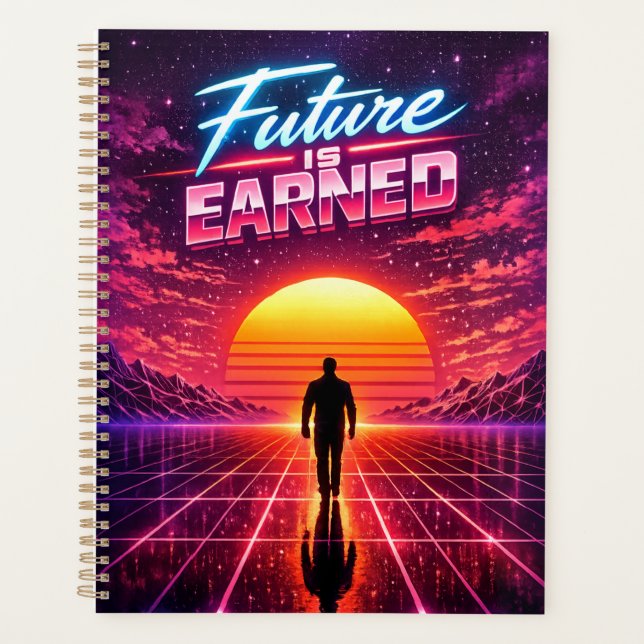 Retro Future Motivation Poster (Devant)