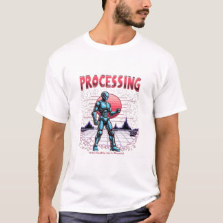 Retro-Futuristic AI Humour T-Shirt