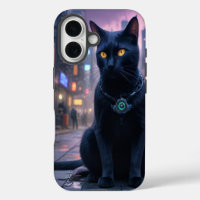 Retro futuristic kitty cat
