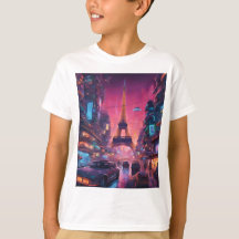 Retro futuristic Paris