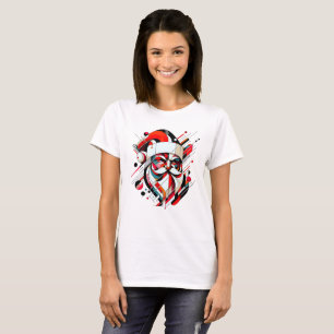 Retro-Futuristic Santa T-Shirt
