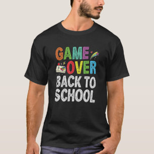 Retro Game  Back To School First Day Of School Tea T-Shirt