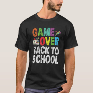 Retro Game Back To School First Day Of School Tea T-Shirt