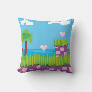 Retro Game Throw Pillow