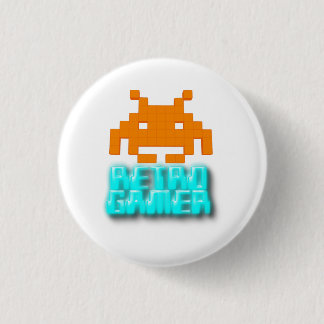 Retro Gamer 1 Inch Round Button