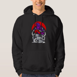 Retro Gamer 8 Bit Werewolf Howling Moon Wolf Man V Hoodie