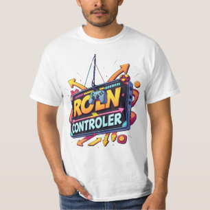 Retro Gamer Controller Bold Gaming for Players T-Shirt