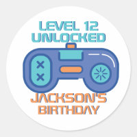 Retro Gamer Level Unlocked Video Game Boy Birthday