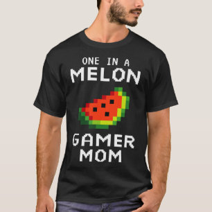 Retro Gamer Mom Gift - Funny Watermelon One In A M T-Shirt