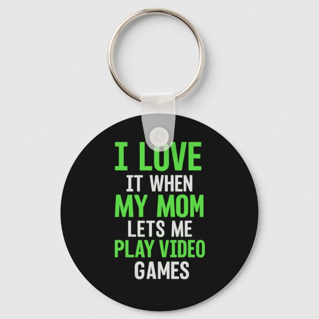 Retro Gamer Signal  Keychain (Front)