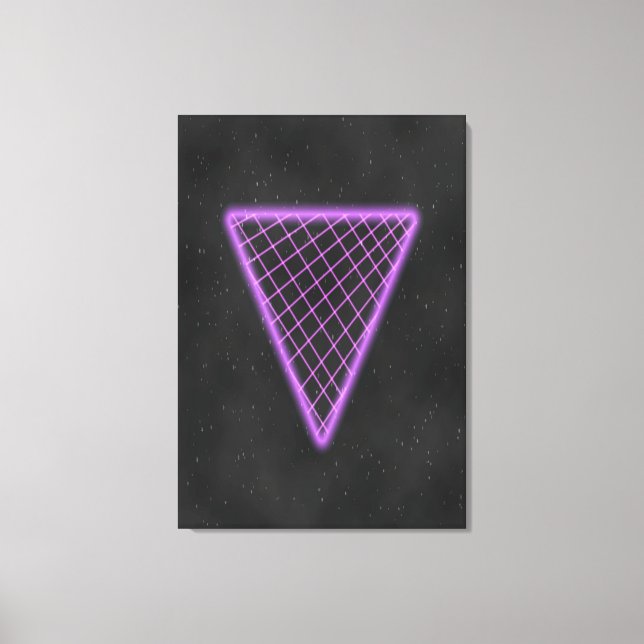 Retro Gamer Vibe Canvas Print (Front)