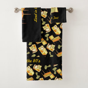 Retro Games Bath Towel Set
