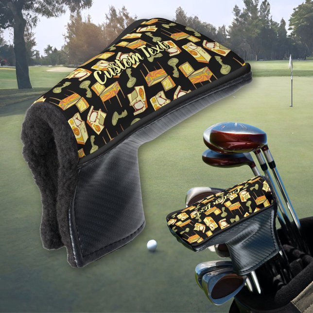 Retro Games Pattern Golf Head Cover (Creator Uploaded)