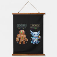 Retro Gaming Christmas | Pixel Art Gingerbread 