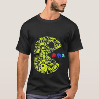 Retro Gaming Christmas Wreath T-Shirt