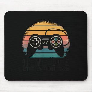 Retro Gaming I Never Lose - Either I Win Or I Lear Mouse Pad