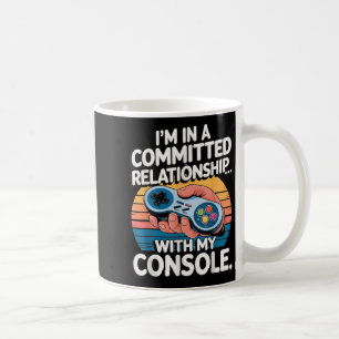 Retro Gaming Relationship Funny Gamer Console Love Coffee Mug