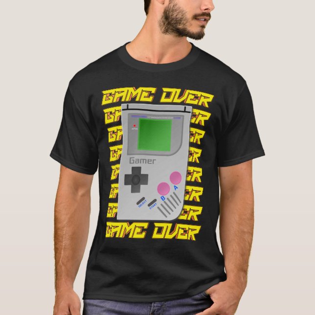 retro gaming tshirts 80s (Front)