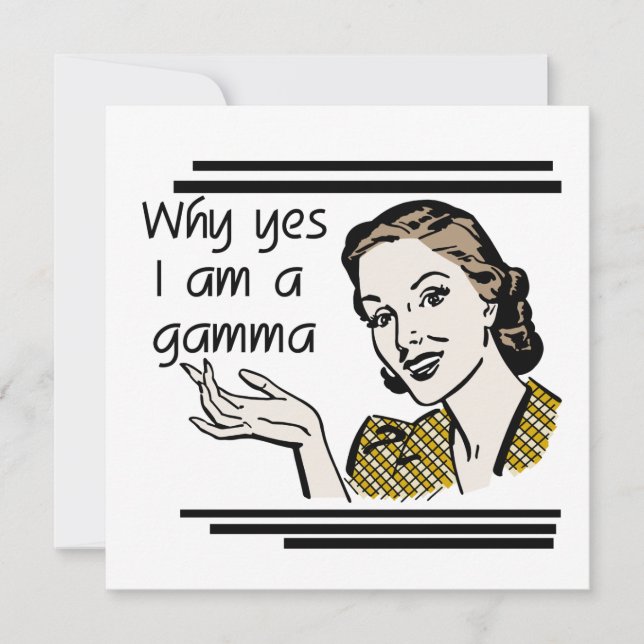 Retro Gamma Tshirts and Gifts (Front)
