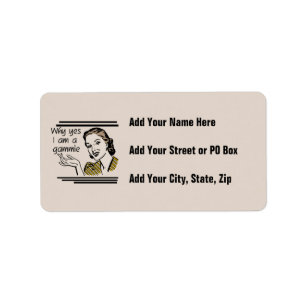 Retro Gammie T-shirts and Gifts Label