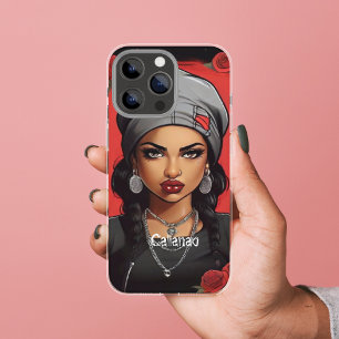 Retro Gangster Girl Personalized Street Style Boh iPhone 11 Case
