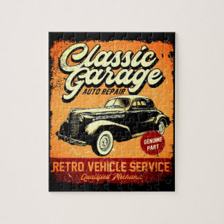 RETRO | GARAGE CLASSIQUE | PUZZLE