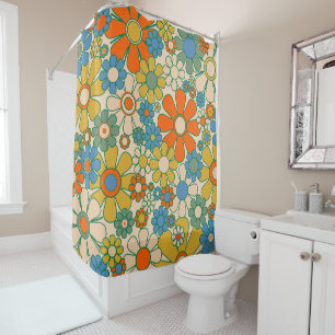 Retro Garden Floral 60s 70s Pattern
