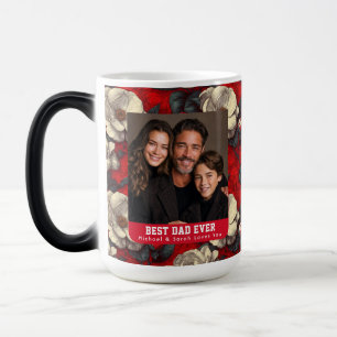 Retro Gardenias Bouquet Grandad Photo Travel Tea Magic Mug