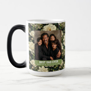 Retro Gardenias Dad Day Iced Coffee Magic Mug