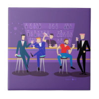 Retro Gay Bar Ceramic Tile