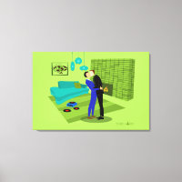 Retro Gay Couple in Love