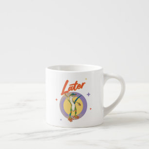 Retro Gecko Later Lazy Day Humour Espresso Cup