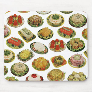 Retro Gelatin Salads Mouse Pad