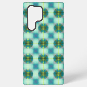 Retro Geometric and Square Grid Phone Case