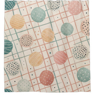 Retro Geometric Circle   Mid-Century Abstract (3)