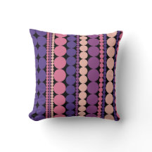 Retro Geometric Dotted Stripes