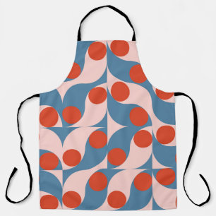 Retro Geometric: Modern Vintage Mosaic. Apron