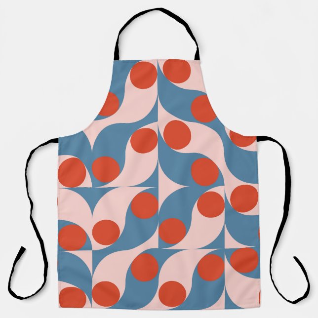 Retro Geometric: Modern Vintage Mosaic. Apron (Front)