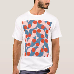 Retro Geometric: Modern Vintage Mosaic. T-Shirt