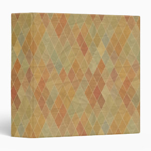 Retro geometric pattern 2 binder