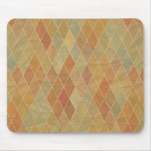 Retro geometric pattern 2 mouse pad