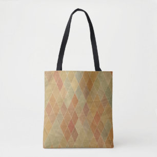 Retro geometric pattern 2 tote bag