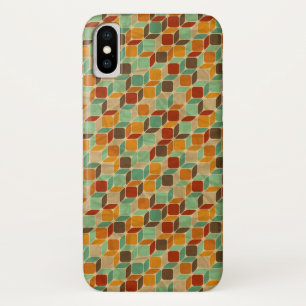Retro geometric pattern 4 iPhone x case