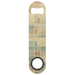 Retro geometric pattern 4 speed bottle opener