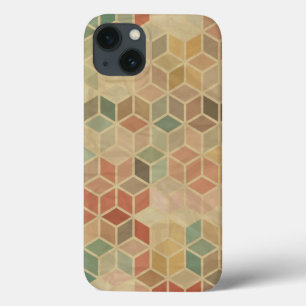 Retro geometric pattern 5 iPhone 13 case