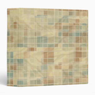 Retro geometric pattern binder