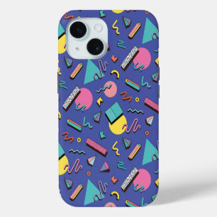 Retro Geometric Pattern iPhone 15 Case