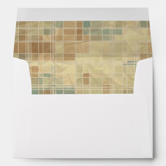 Retro geometric pattern envelopes (Back (Bottom))