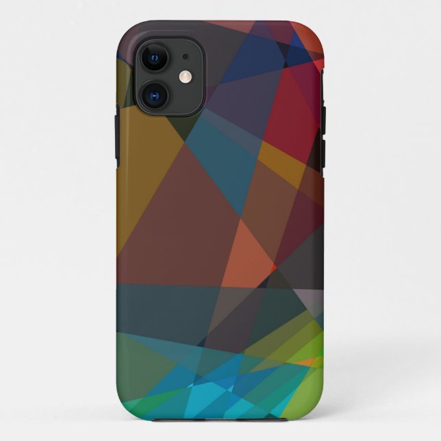 Retro Geometric Pattern | Mosaic Abstract Art Case-Mate iPhone Case (Back)
