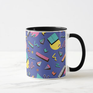 Retro Geometric Pattern Mug